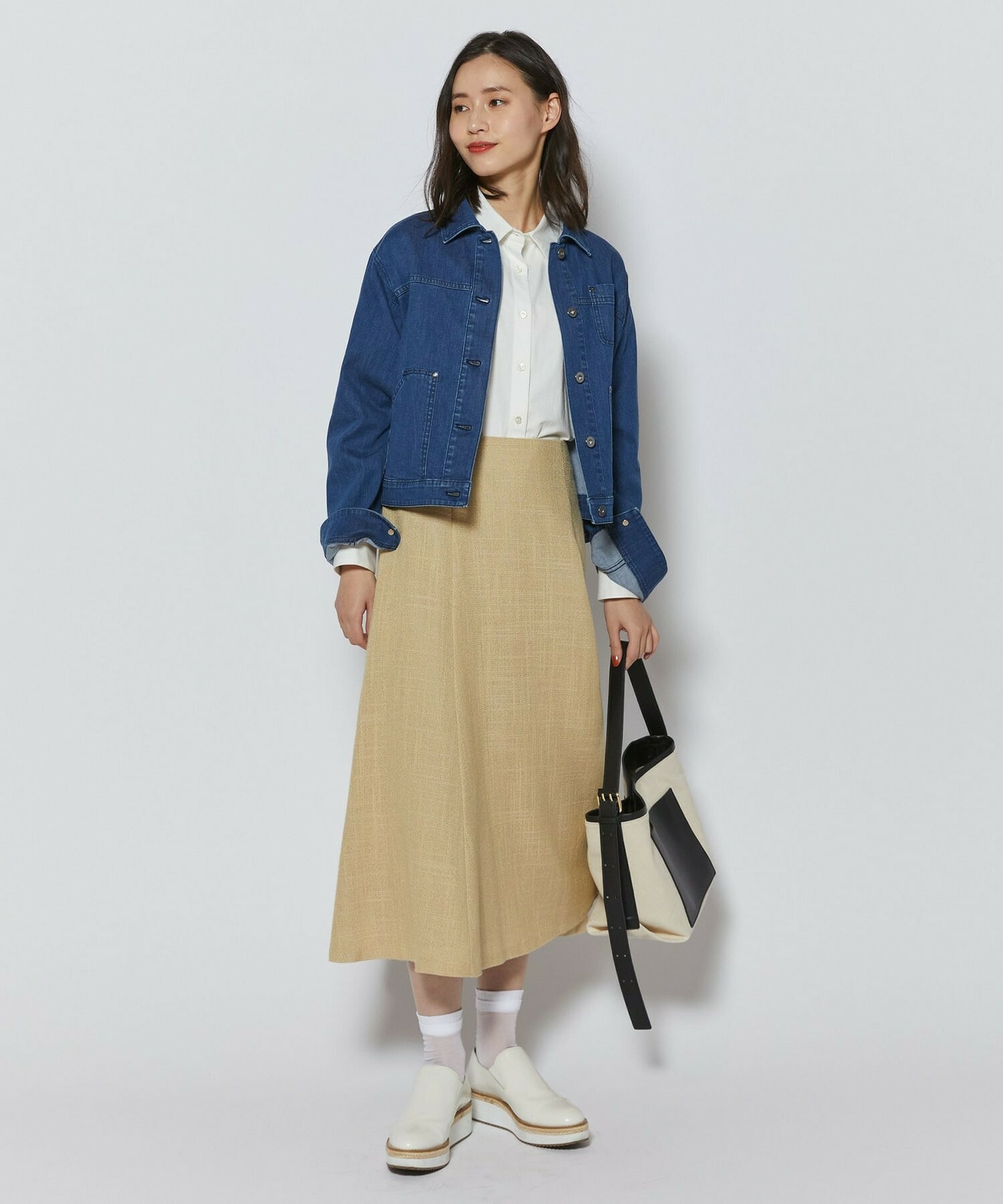 【L'EQUIPE】【Lサイズ】7ozストレッチデニムジャケット 詳細画像 ブルー系その他 1