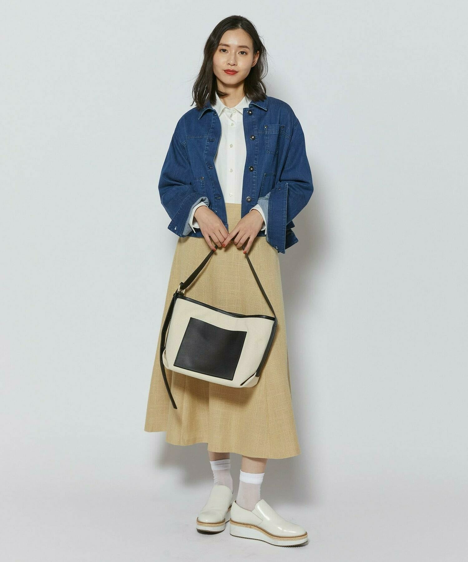 【L'EQUIPE】【Lサイズ】7ozストレッチデニムジャケット 詳細画像 ブルー系その他 4