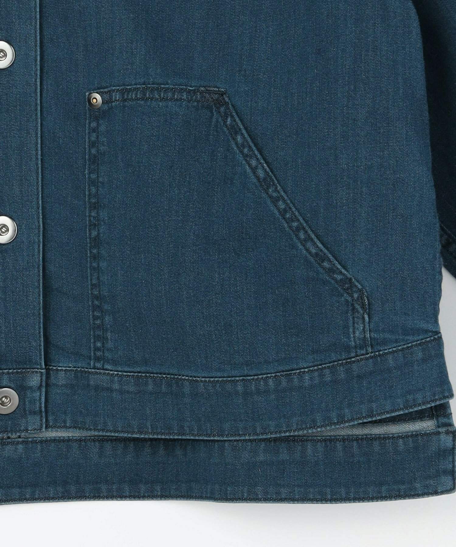 【L'EQUIPE】【Lサイズ】7ozストレッチデニムジャケット 詳細画像 ブルー系その他 9