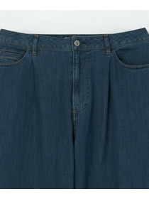 【L'EQUIPE】【Lサイズ】7ozストレッチデニムテーパードシルエットパンツ 詳細画像 ブルー系その他 2