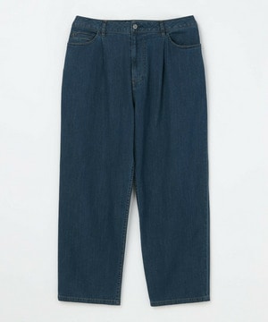 【L'EQUIPE】【Lサイズ】7ozストレッチデニムテーパードシルエットパンツ 詳細画像 ブルー系その他 1