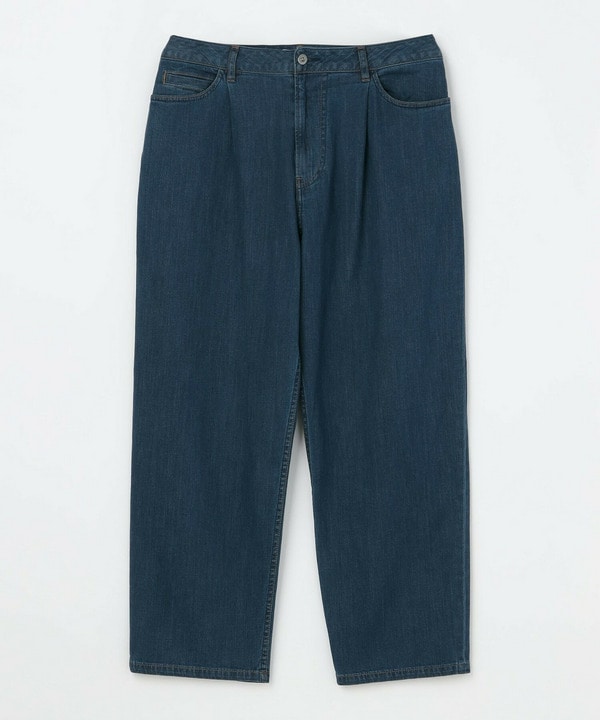 【L'EQUIPE】【Lサイズ】7ozストレッチデニムテーパードシルエットパンツ