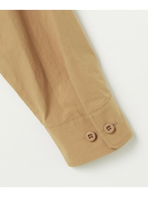 【L'EQUIPE】【Lサイズ】オーガニックコットンビンテージシャツブラウス 詳細画像 ベージュ 13