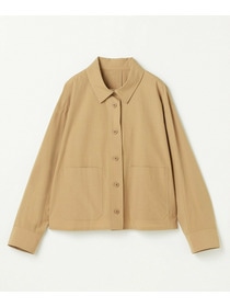 【L'EQUIPE】【Lサイズ】オーガニックコットンビンテージシャツブラウス 詳細画像 ベージュ 9