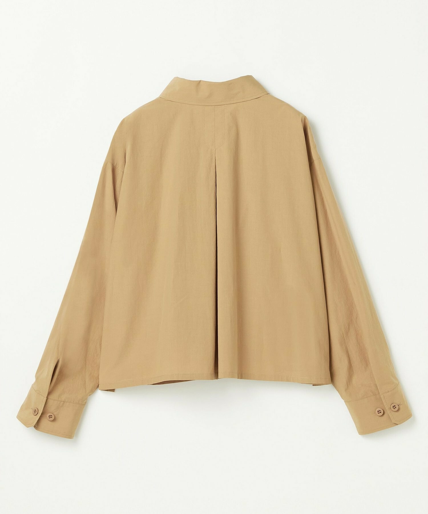 【L'EQUIPE】【Lサイズ】オーガニックコットンビンテージシャツブラウス 詳細画像 ベージュ 10