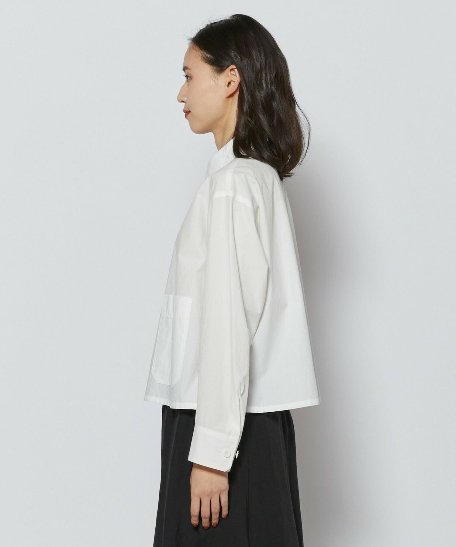 【L'EQUIPE】【Lサイズ】オーガニックコットンビンテージシャツブラウス 詳細画像 ホワイト 7