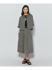 【L'EQUIPE】［eclat 2026年5月号掲載商品］【Lサイズ】ヘンプ麻シャツ 詳細画像 ブラック系その他 1