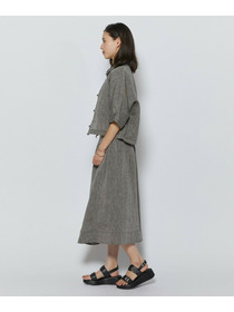 【L'EQUIPE】［eclat 2026年5月号掲載商品］【Lサイズ】ヘンプ麻シャツ 詳細画像 ブラック系その他 2