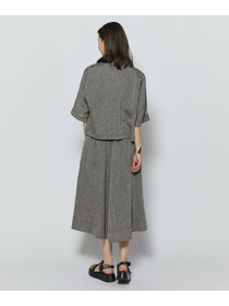 【L'EQUIPE】［eclat 2026年5月号掲載商品］【Lサイズ】ヘンプ麻シャツ 詳細画像 ブラック系その他 3