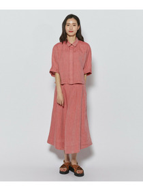 【L'EQUIPE】［eclat 2026年5月号掲載商品］【Lサイズ】ヘンプ麻シャツ 詳細画像 ブラック系その他 4