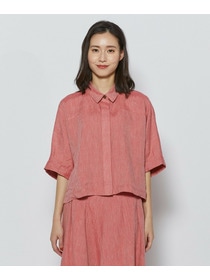 【L'EQUIPE】［eclat 2026年5月号掲載商品］【Lサイズ】ヘンプ麻シャツ 詳細画像 ブラック系その他 7