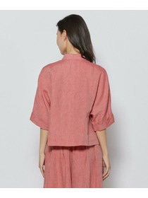 【L'EQUIPE】［eclat 2026年5月号掲載商品］【Lサイズ】ヘンプ麻シャツ 詳細画像 ブラック系その他 9