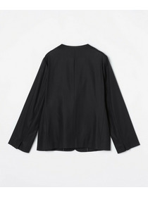 【L'EQUIPE】【Lサイズ】100/2オーガニックコットンジャケット 詳細画像 ブラック 1