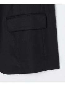 【L'EQUIPE】【Lサイズ】100/2オーガニックコットンジャケット 詳細画像 ブラック 4