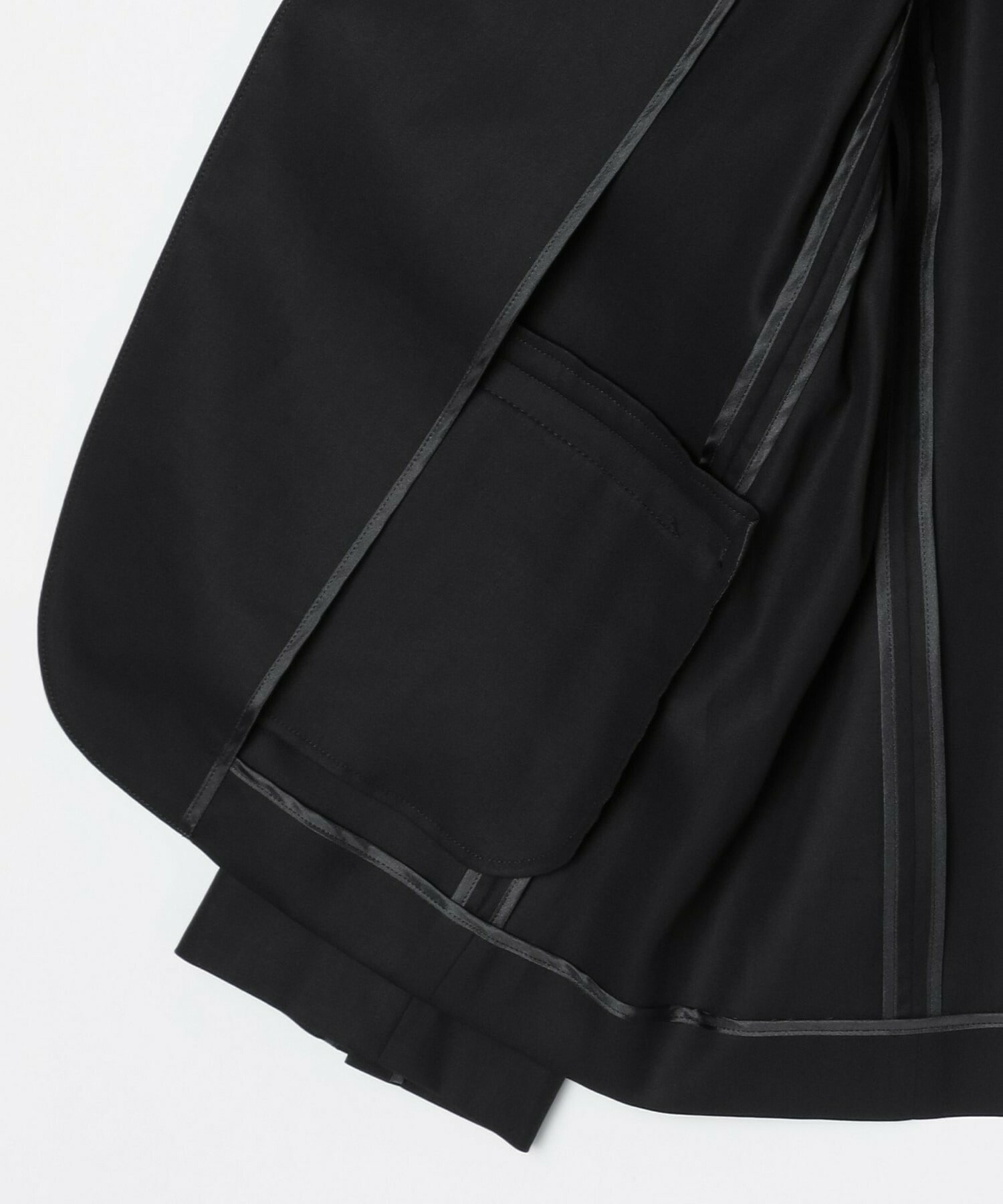 【L'EQUIPE】【Lサイズ】100/2オーガニックコットンジャケット 詳細画像 ブラック 5