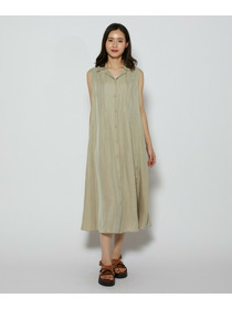 【L'EQUIPE】【Lサイズ】トリアセリネンクロスワンピース 詳細画像 セージグリーン 1