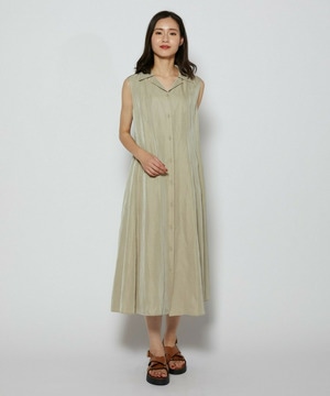 【L'EQUIPE】【Lサイズ】トリアセリネンクロスワンピース 詳細画像 セージグリーン 1