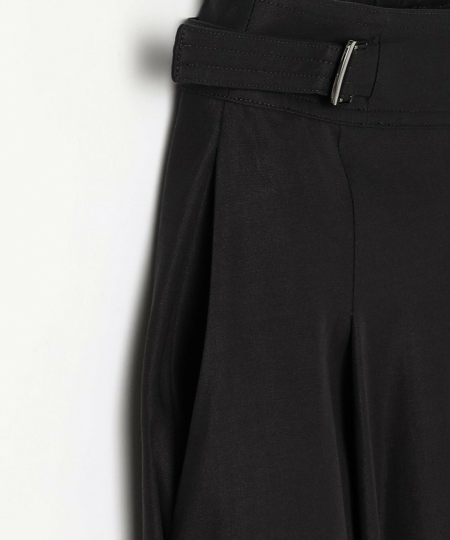 【L'EQUIPE】【Lサイズ】100/2オーガニックコットンスカート 詳細画像 ブラック 10