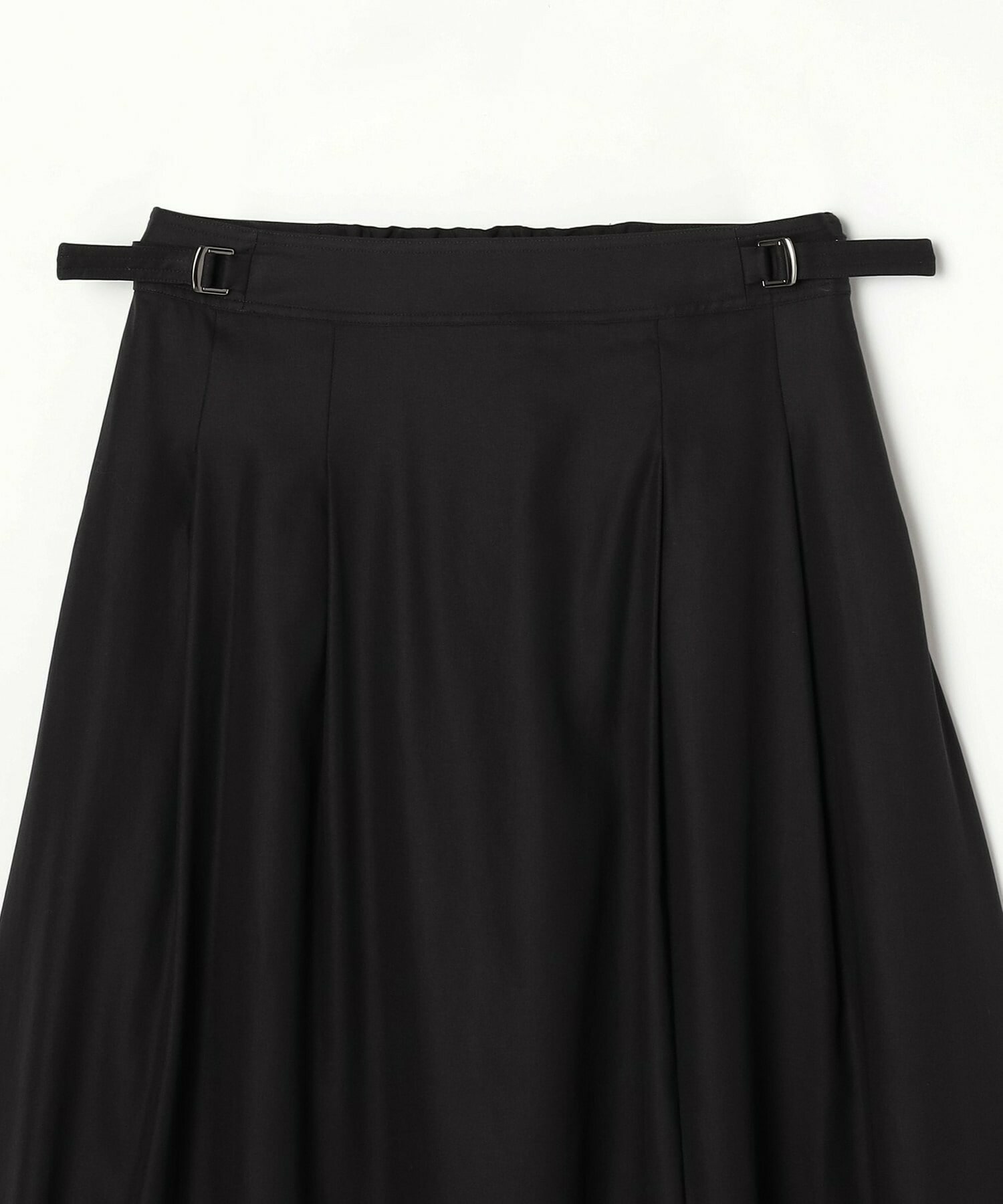 【L'EQUIPE】【Lサイズ】100/2オーガニックコットンスカート 詳細画像 ブラック 8