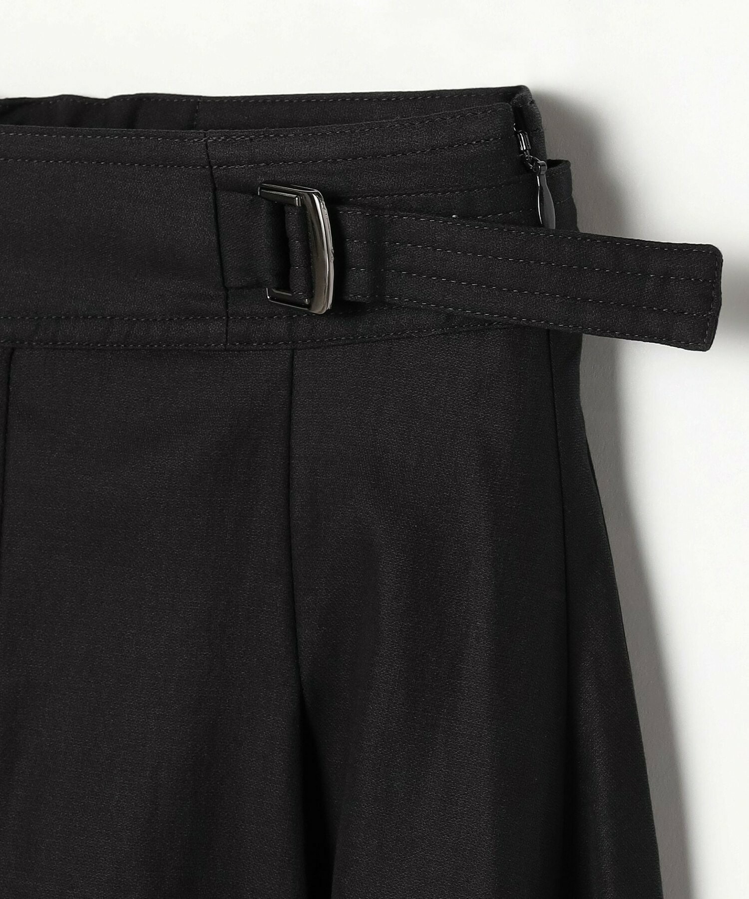 【L'EQUIPE】【Lサイズ】100/2オーガニックコットンスカート 詳細画像 ブラック 9