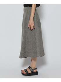 【L'EQUIPE】［eclat 2026年5月号掲載商品］【Lサイズ】ヘンプ麻スカート 詳細画像 ブラック系その他 9