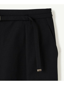 【L'EQUIPE】【Lサイズ】コットンリネンツイルスカート 詳細画像 ブラック 3