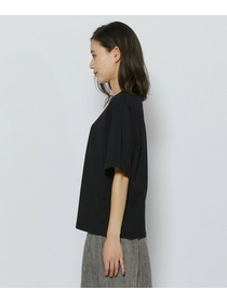 【L'EQUIPE】【Lサイズ】フラワー顔料プリントTシャツ 詳細画像 ブラック 10