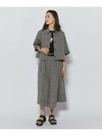 【L'EQUIPE】【Lサイズ】フラワー顔料プリントTシャツ 詳細画像 ブラック 8