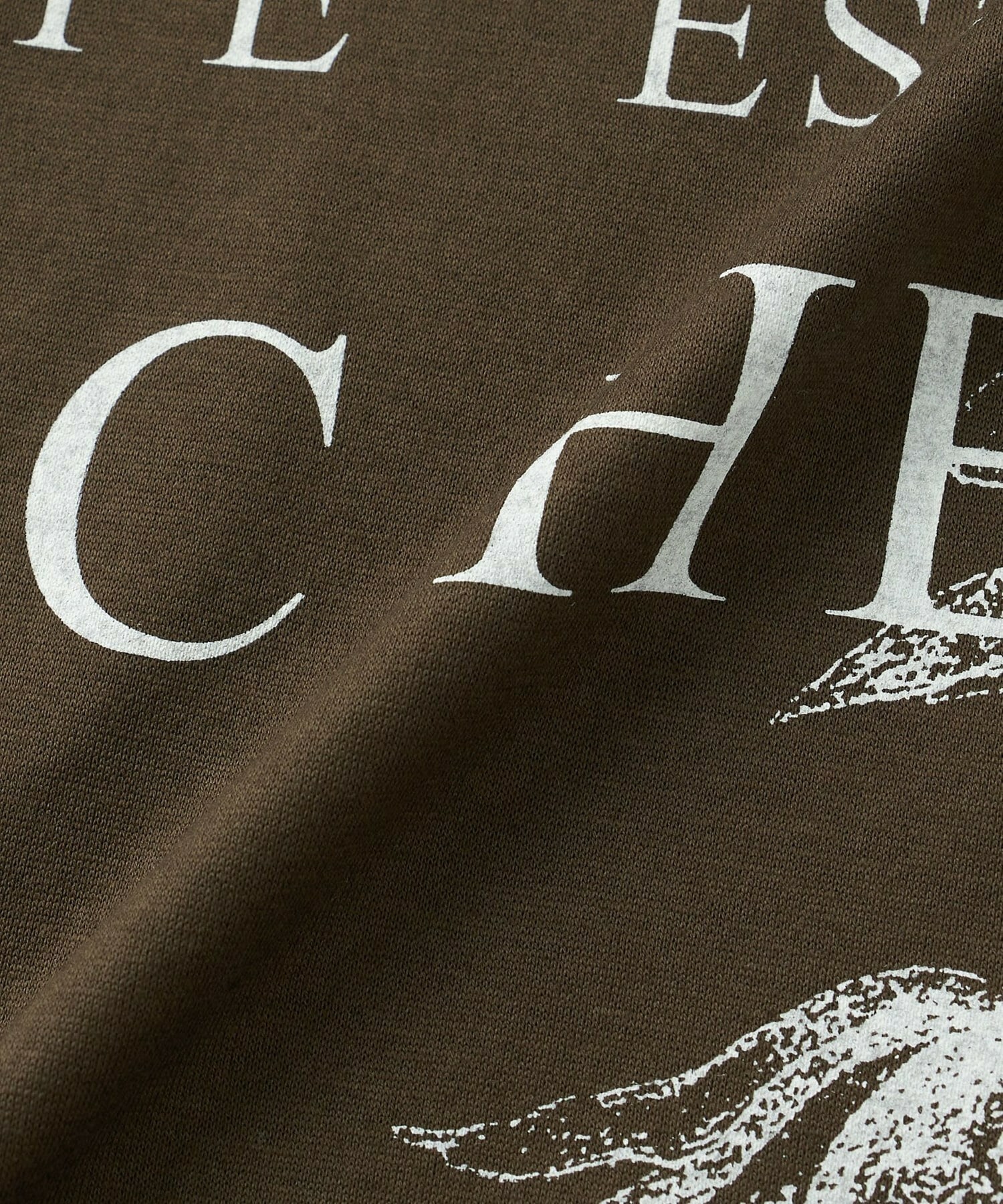 【L'EQUIPE】【Lサイズ】60/2シルケット天竺フラワーロゴプリントTシャツ 詳細画像 カーキ 15