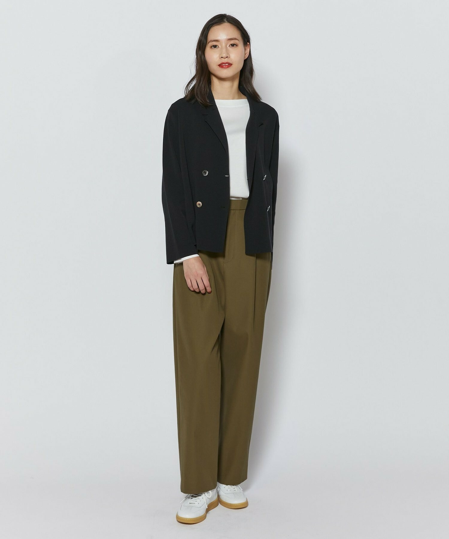 【L'EQUIPE】【Lサイズ】パーフェクトコットンカットソー 詳細画像 ホワイト 4