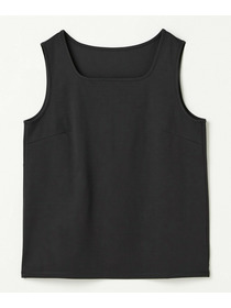 【L'EQUIPE】【Lサイズ】ベアスムーススクエアタンクトップ 詳細画像 ブラック 7