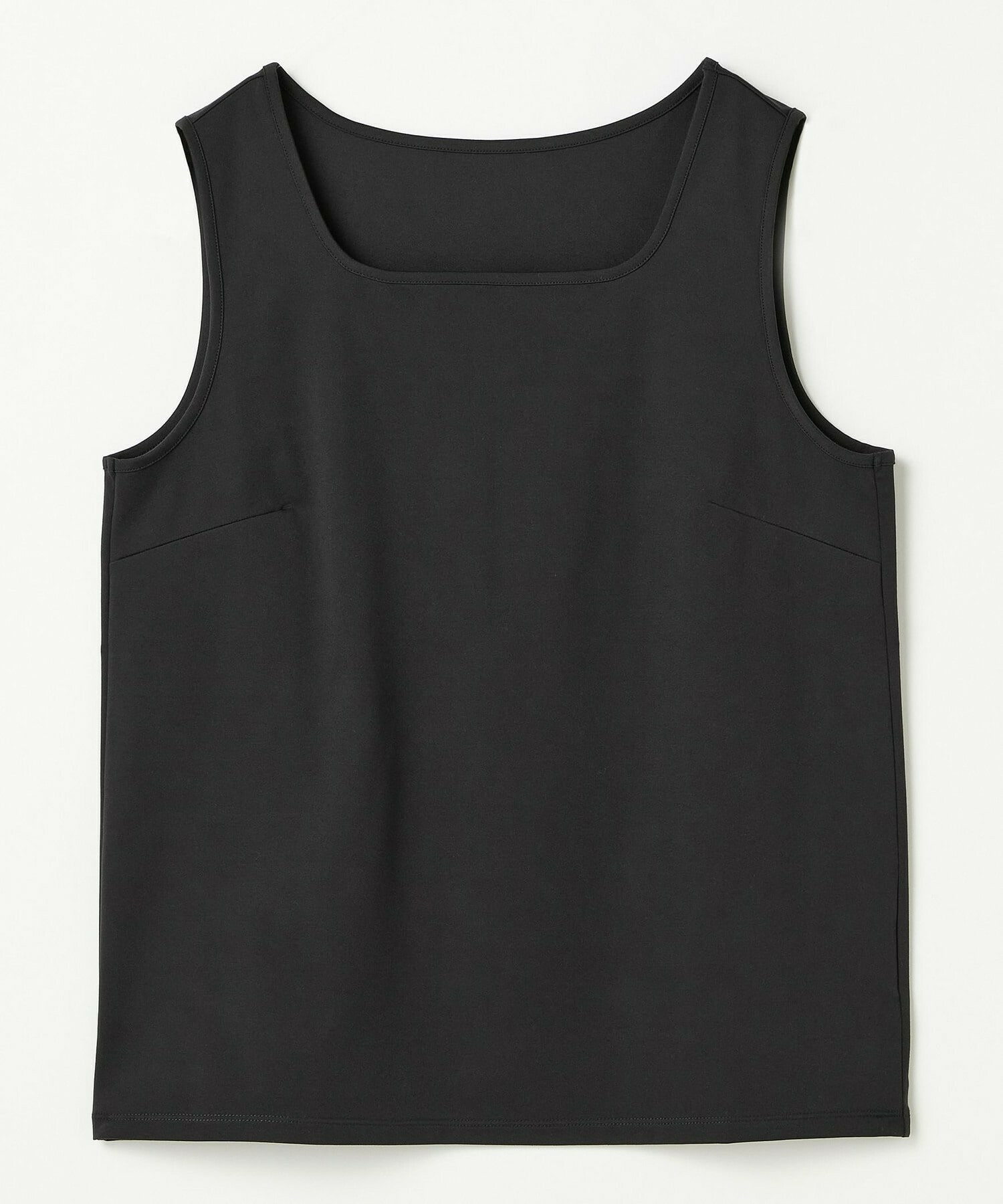 【L'EQUIPE】【Lサイズ】ベアスムーススクエアタンクトップ 詳細画像 ブラック 1