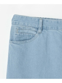 【L'EQUIPE】【大きいサイズ】7ozストレッチセミワイドデニムパンツ 詳細画像 ライトブルー 3