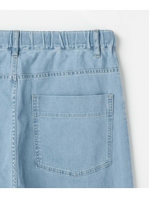 【L'EQUIPE】【大きいサイズ】7ozストレッチセミワイドデニムパンツ 詳細画像 ライトブルー 4