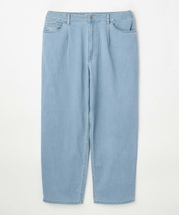 【L'EQUIPE】【Lサイズ】7ozストレッチテーパードデニムパンツ