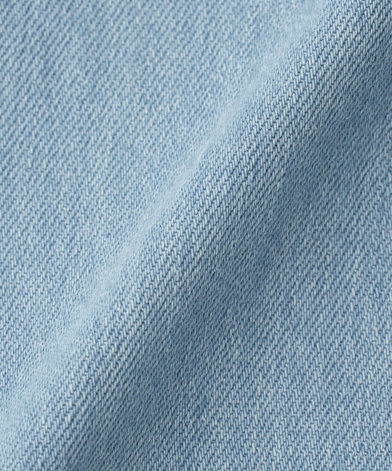 【L'EQUIPE】【大きいサイズ】7ozストレッチテーパードデニムパンツ 詳細画像 ライトブルー 6
