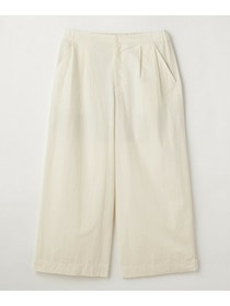 【L'EQUIPE】【大きいサイズ】40/-ダンプ近江晒ワイドパンツ 詳細画像 カーキ 12