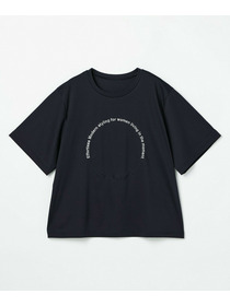 【L'EQUIPE】【大きいサイズ】サークル刺繡Tシャツ 詳細画像 ネイビー 10