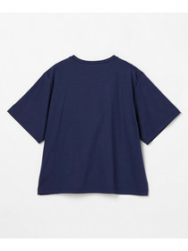 【L'EQUIPE】【大きいサイズ】サークル刺繡Tシャツ 詳細画像 ネイビー 11