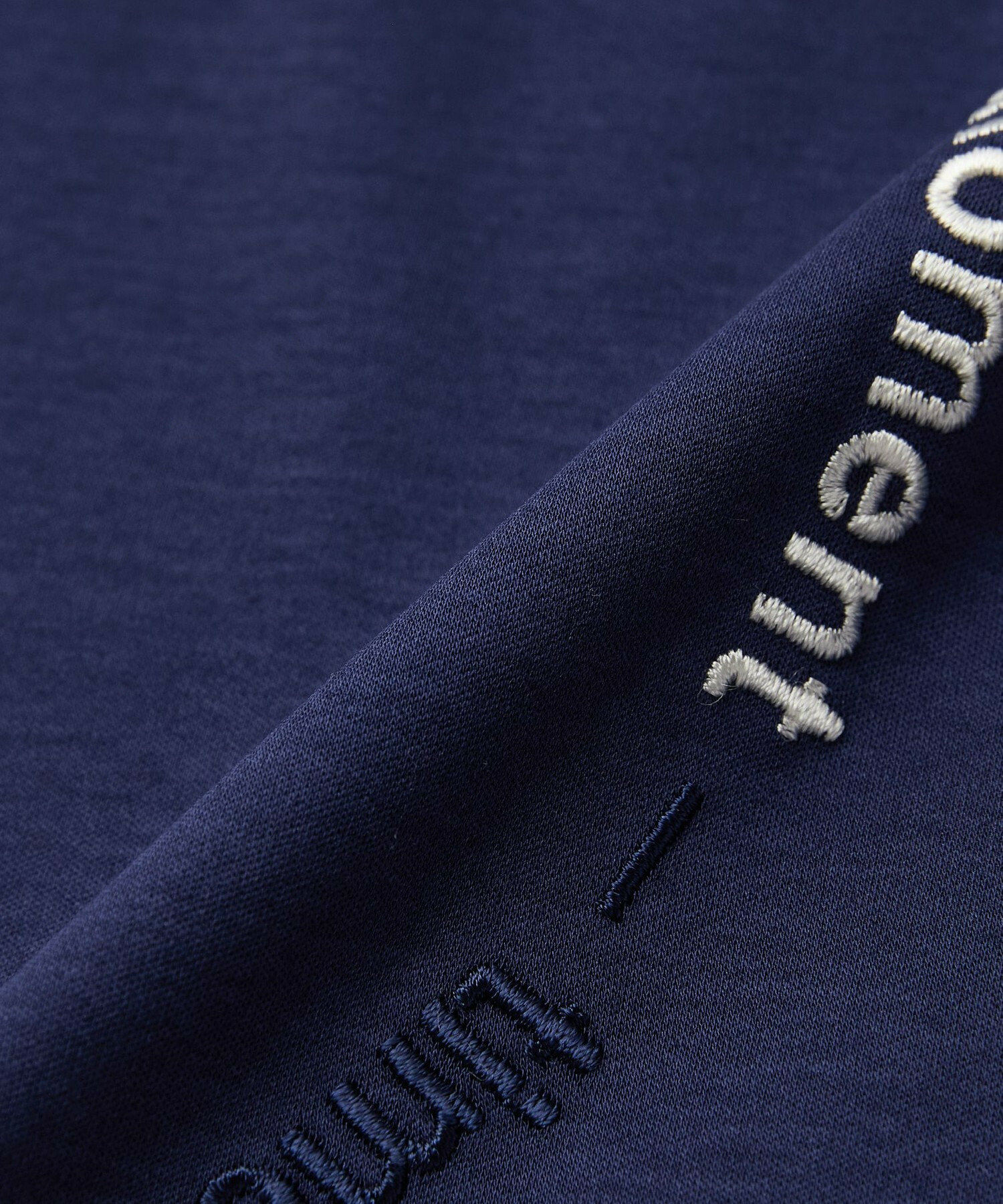 【L'EQUIPE】【大きいサイズ】サークル刺繡Tシャツ 詳細画像 ネイビー 16