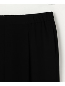 【L'EQUIPE】【大きいサイズ】バックサテンパンツ＜現行素材＞ 詳細画像 ブラック 3