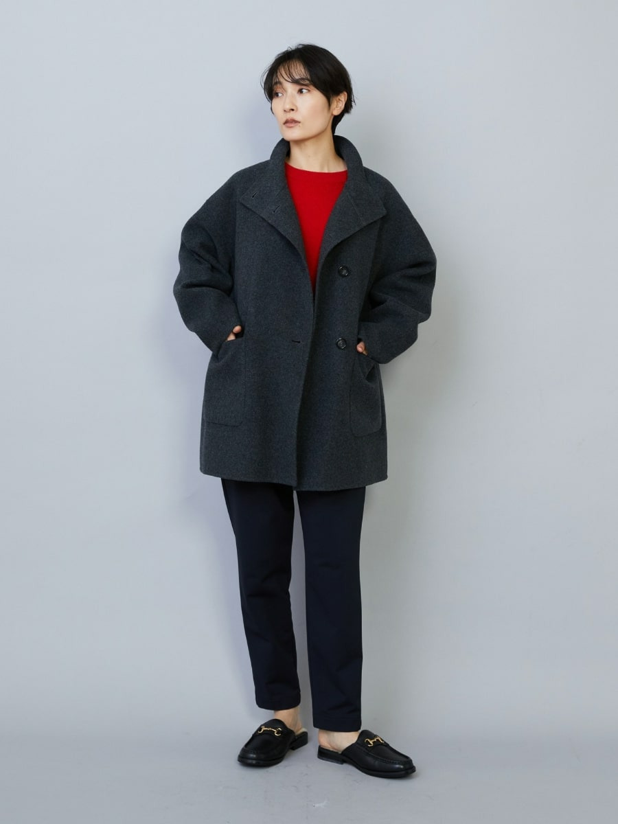 MELTON REVER COAT