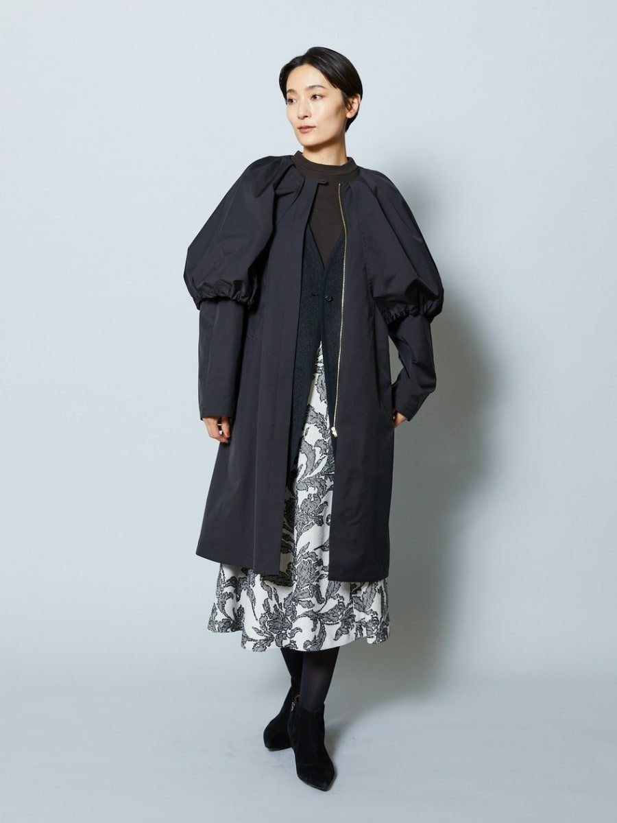 SATIN LONG COAT