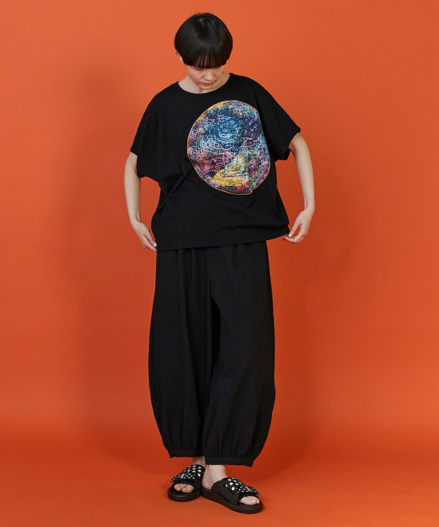 【FRAPBOIS】SYU-T2 Tシャツ 詳細画像 ブラック 13