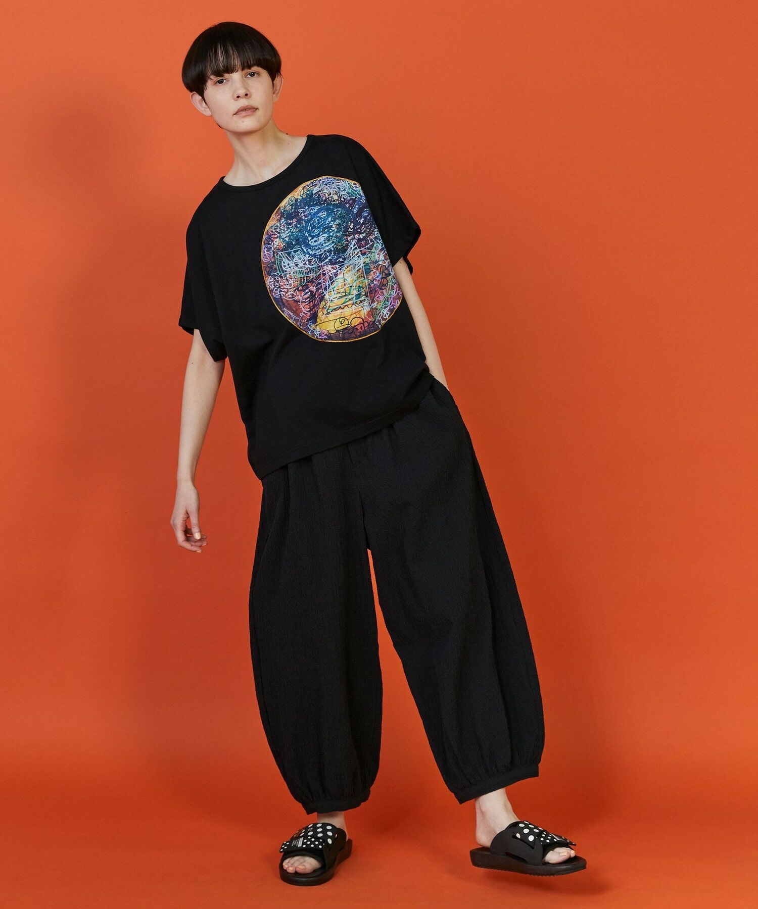 【FRAPBOIS】SYU-T2 Tシャツ 詳細画像 ブラック 14