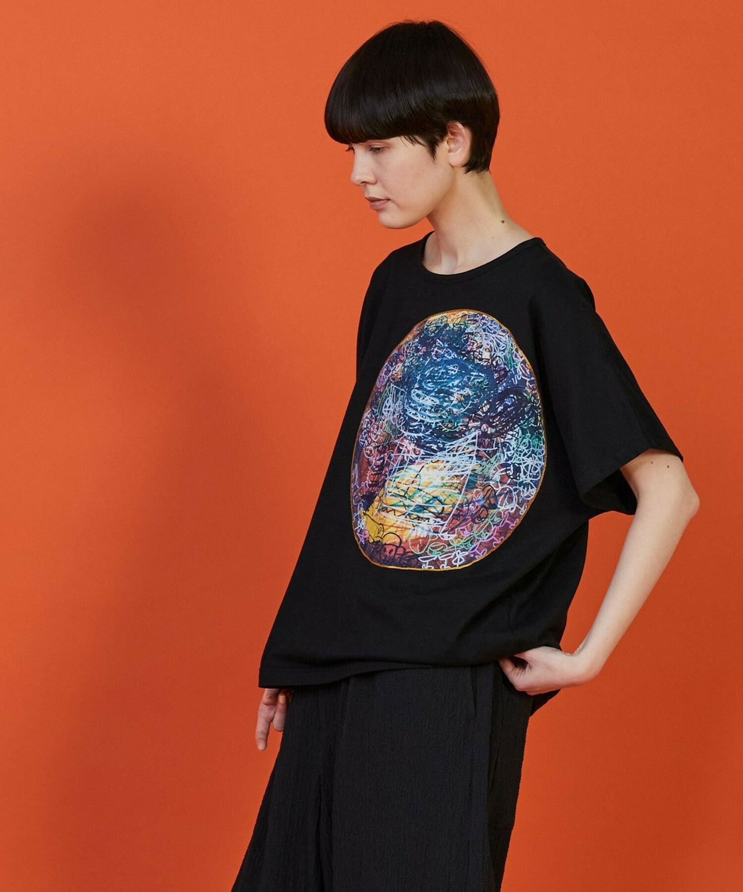 【FRAPBOIS】SYU-T2 Tシャツ 詳細画像 ブラック 8