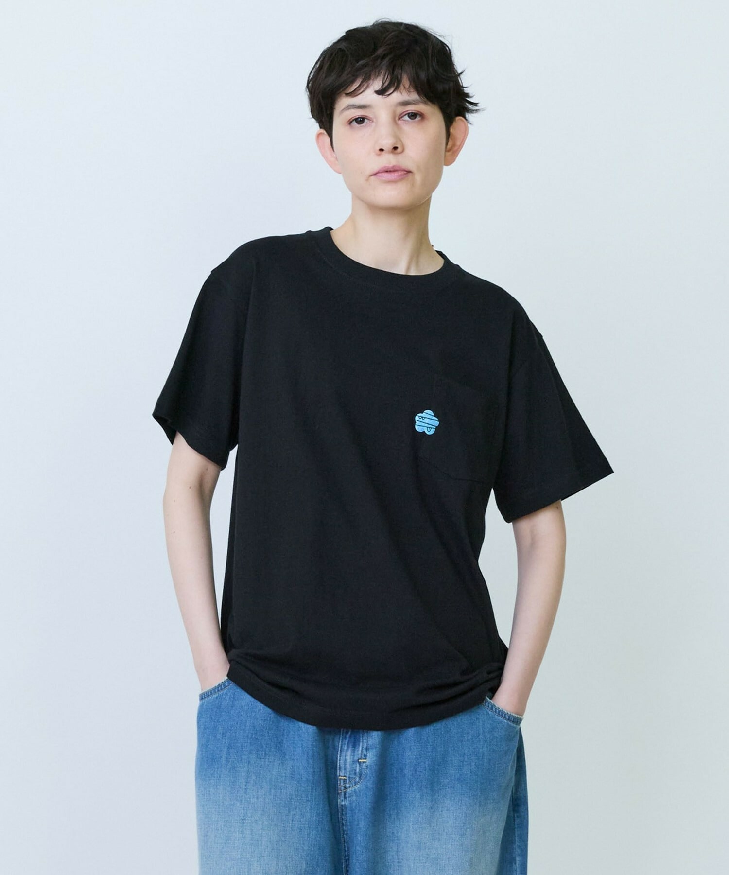 【FRAPBOIS PARK】パークポケTシャツ 詳細画像 ブラック 1