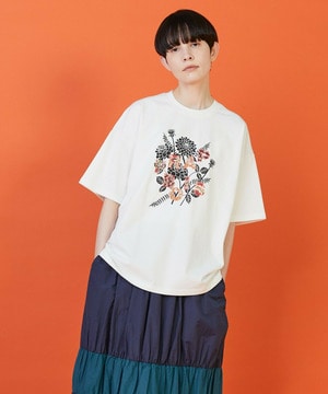 【FRAPBOIS】フラワーロゴＴシャツ 詳細画像 ホワイト 1