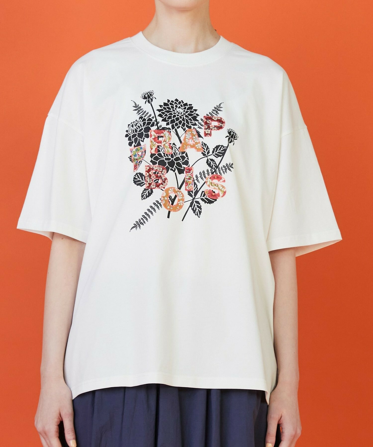 【FRAPBOIS】フラワーロゴＴシャツ 詳細画像 ブラック 8