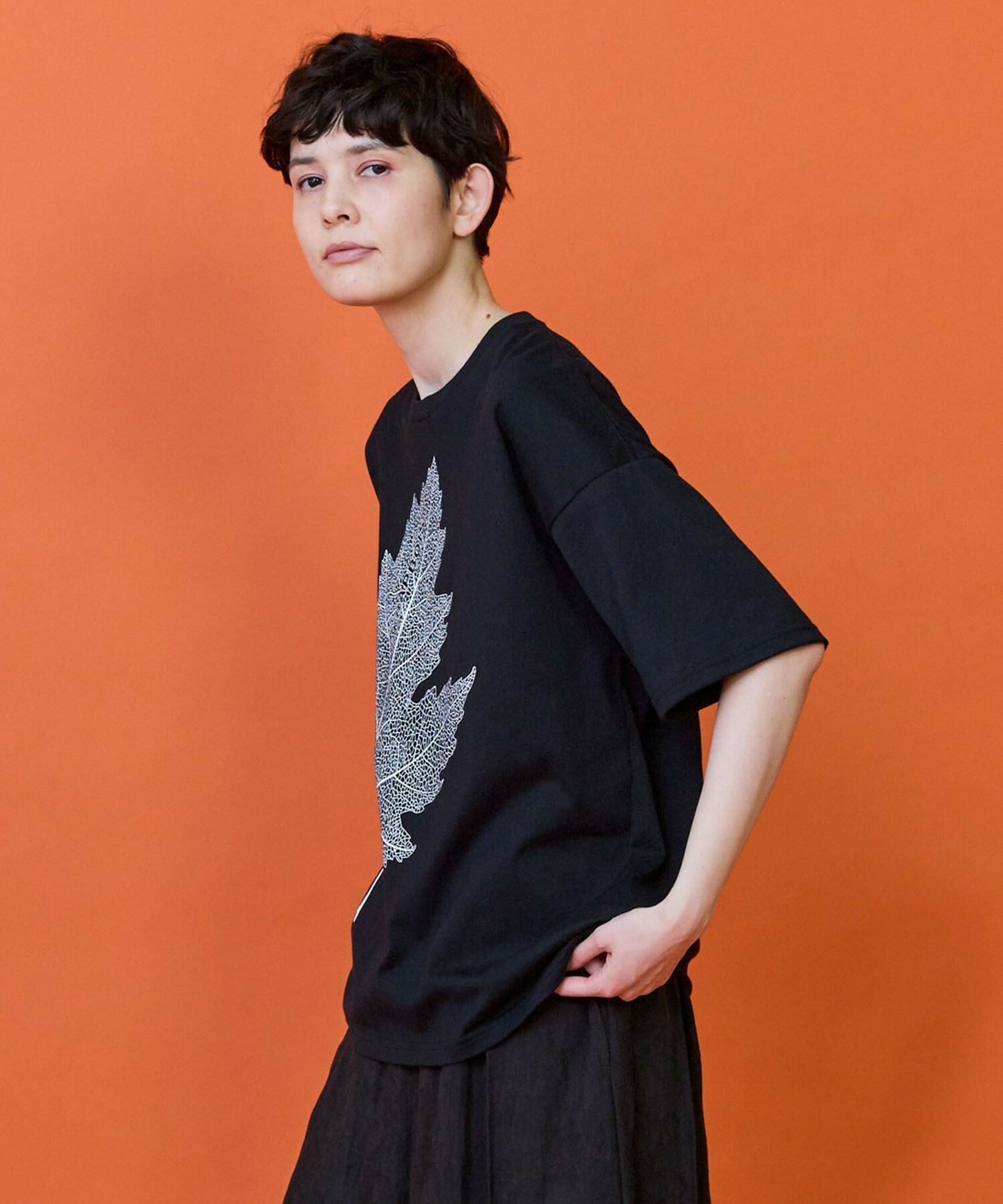 【FRAPBOIS】メープルTシャツ 詳細画像 ブラック 9